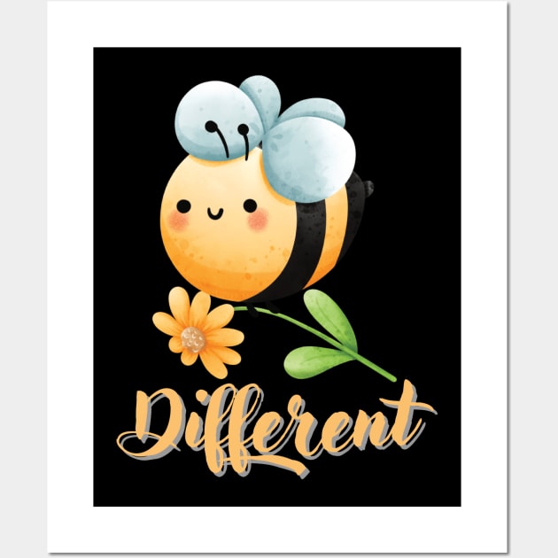 Bee Different Wall Art by BaliChili